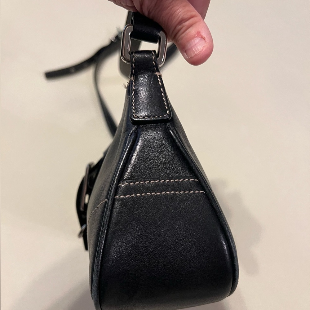 COACH Hampton 7540 Black Demi Buckle SOHO Crossbody Mini Bag Vintage Y2K - Picture 3 of 14